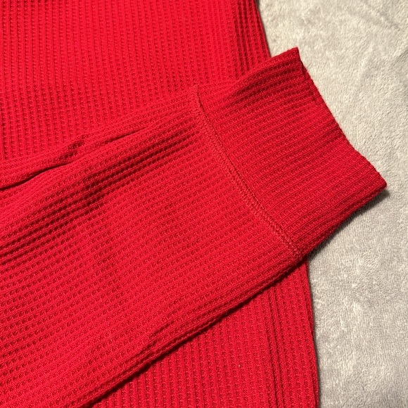 Joe Fresh waffle PJ pants | Red | Small - Picture 6 of 7
